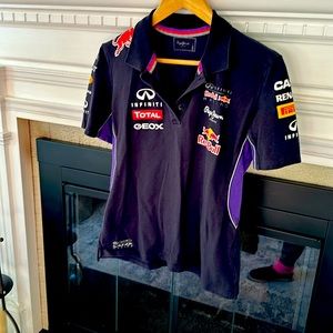 Women Red Bull racing polo black size large